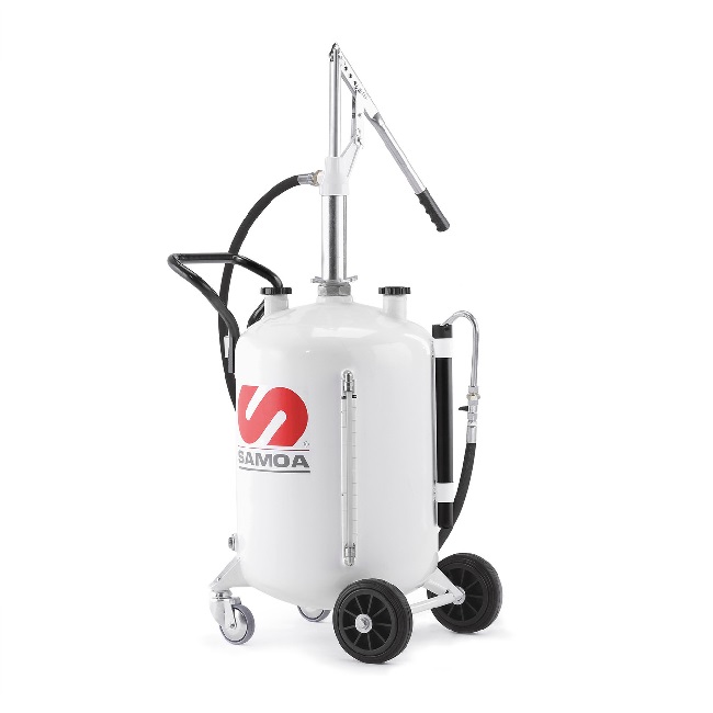 326000 SAMOA Self-Contained 70 Litre Hand Operated Mobile Lubricant Dispenser without Meter